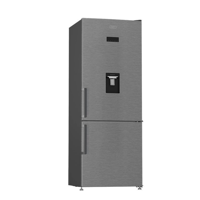 Defy | 60cm Fridge / Freezer Frost Free Satin Metallic